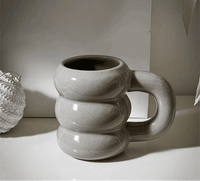 Tasse à café en céramique avec poignée style nordique – Élégance, confort - Purcook