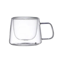 Tasse en verre à café, lait, thé à double paroi , 200ml. - Purcook