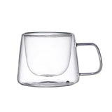Tasse en verre à café, lait, thé à double paroi , 200ml. - Purcook