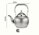 Théière Inox Élégante 1,5L | Design - Purcook théière en acier inoxydable ,infuseur ,bouilloire inox , isotherme filtre , alternative théière en inox crystel , Amazon ,Ikea ,Cdiscount  , bodum