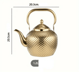 Théière Inox Élégante 1,5L | Design - Purcook théière en acier inoxydable ,infuseur ,bouilloire inox , isotherme filtre , alternative théière en inox crystel , Amazon ,Ikea ,Cdiscount  , bodum