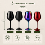 Verre à Cocktail inox - Design Chic Élégant Résistant - Purcook