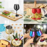 Verre chic à cocktail. - Purcook verre en inox à cocktail  - Purcook verre inox verre acier inoxydable