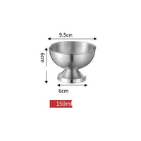 Verre Martini Inox sur Pied – Coupe à Cocktail, Dessert & Glace - Purcook